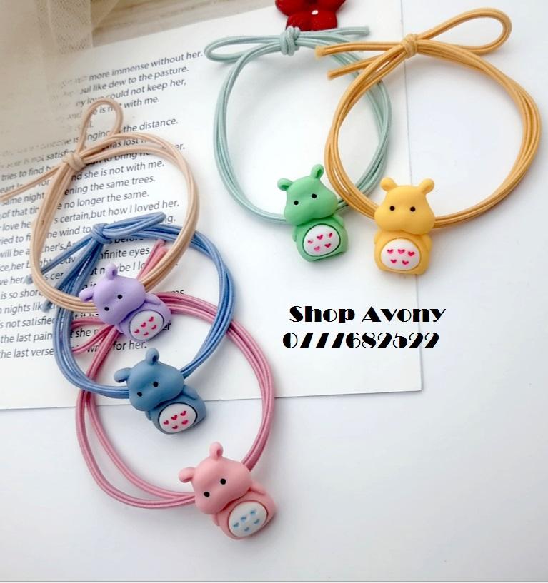 [HCM]combo 5 dây cột tóc trẻ em đính hình dễ thương