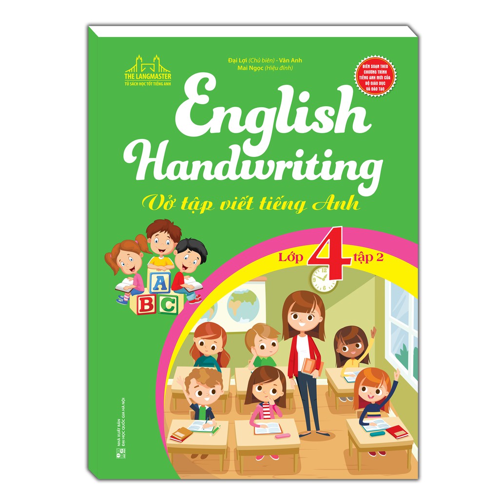 Sách - Combo 2c Vở tập viết tiếng anh lớp 4(T1+T2)