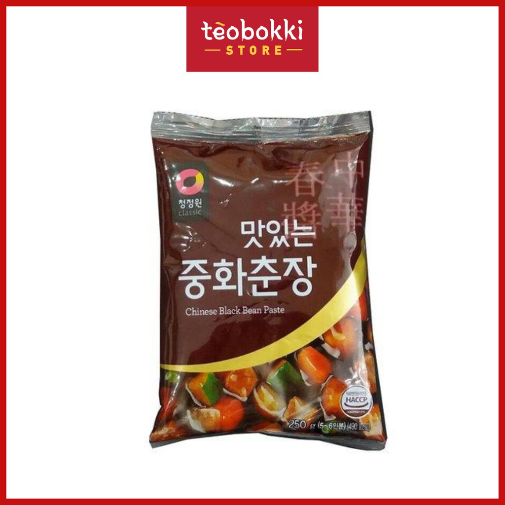 Sốt tương đen Hàn Quốc nấu mì jajang/chunjang 200g, 250g