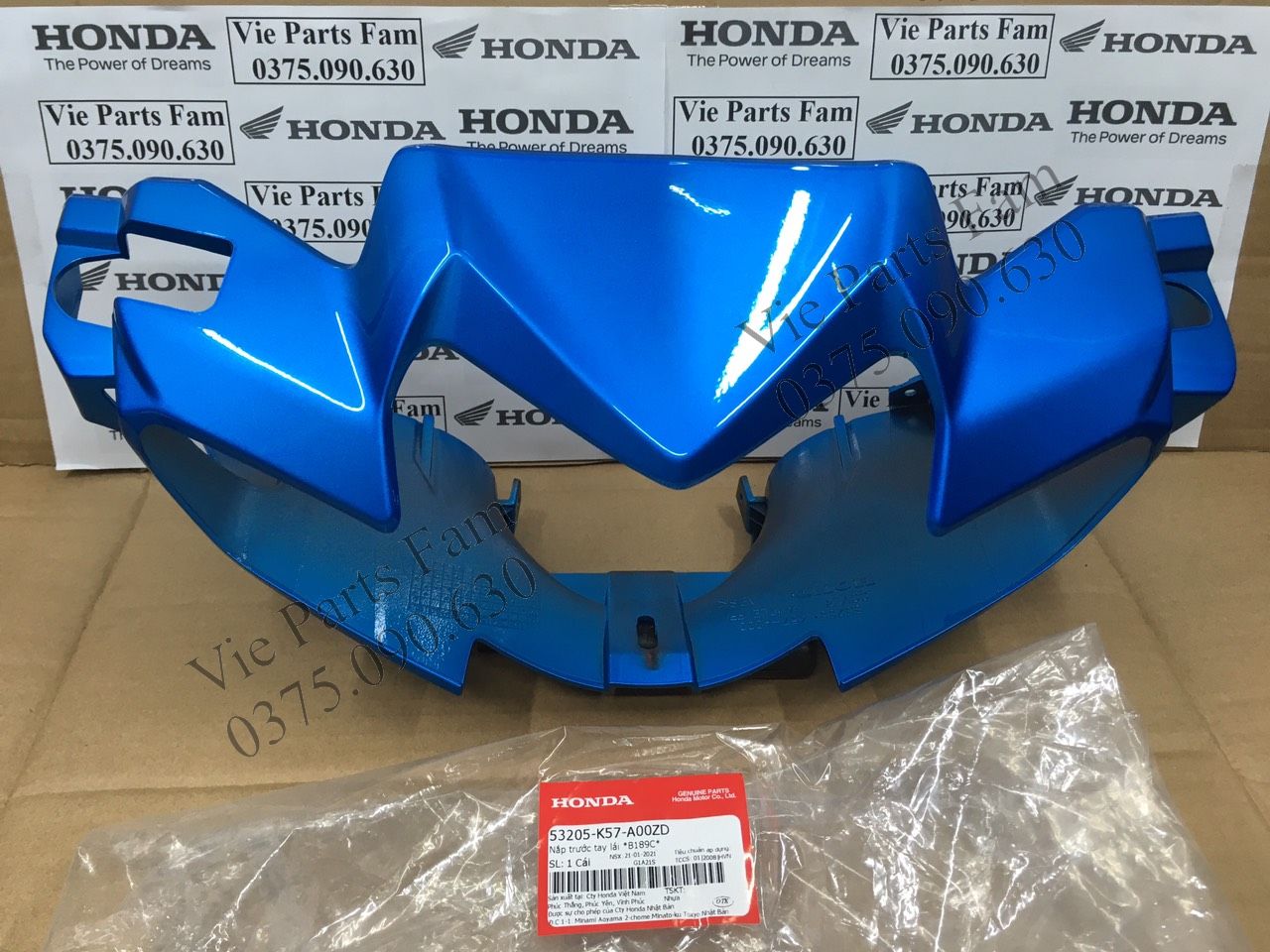 Đầu đèn/ ốp đầu trước tay lái ĐĨA Honda Blade 110 (Wave Blade) KHÔNG CÓ DÂY E, hàng theo xe chính hiệu Honda Motor