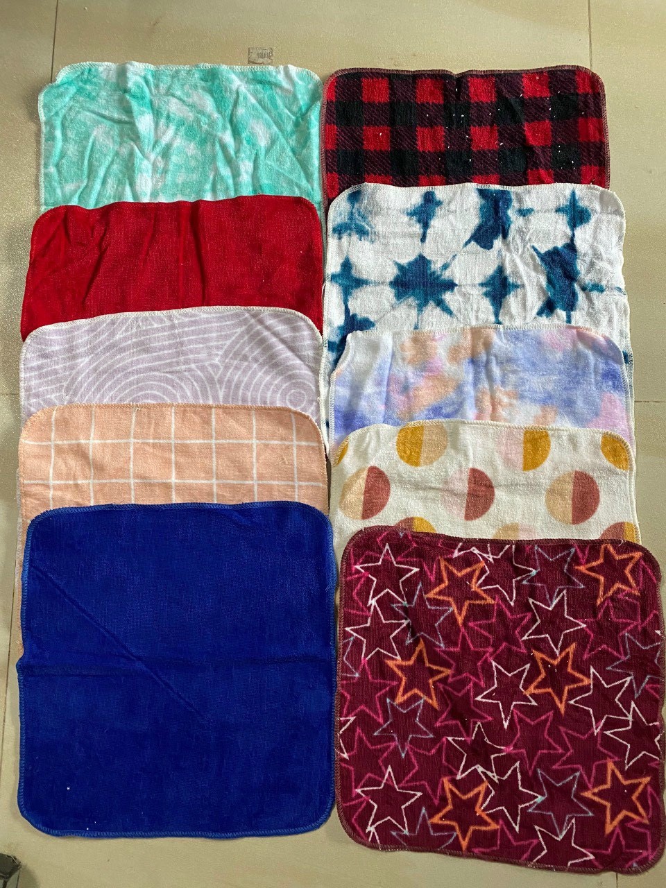 Khăn mặt, khăn đa năng spring nhiều màu 30x30 cm