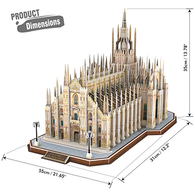Mô hình giấy 3D CubicFun - Duomo Di Milano (Ý) - MC210h