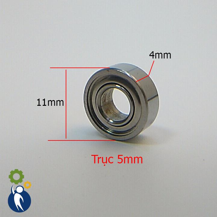 Vòng Bi Trục 5mm 5x11x4mm MR115