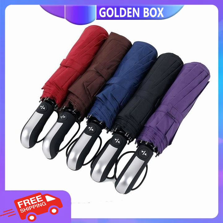 Ô Dù 10 Nan Size Lớn Đóng Mở Tự Động Bằng Nút Bấm Chống Tia UV- Dù Bấm Vải Dù Cao Cấp Hàng Xuất Nhật