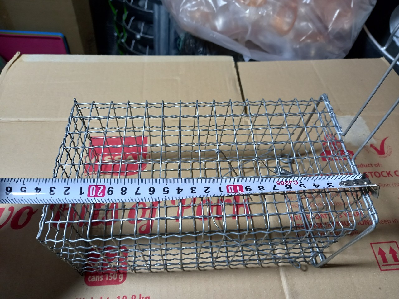Combo 2 Bẫy chuột cống nhum, Sóc loại lưới đan 3 cở