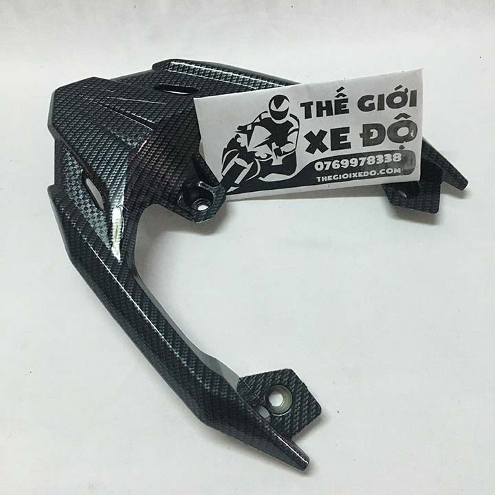 Ốp cảng Air Blade 150 125 cc cacbon - phụ kiện trang trí carbon xe AB 2020 - 2021 - 2022 ốp tay dắt sau