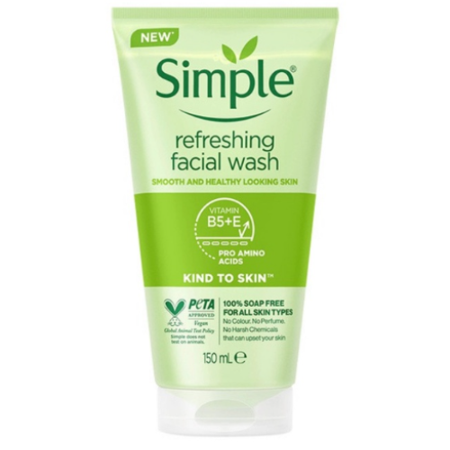 Sữa rửa mặt làm sạch da Simple 150ml