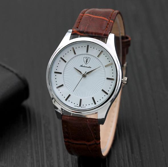 ĐỒNG HỒ THỜI TRANG NAM AUTUMATIC DÂY DA CAO CẤP PG-007G