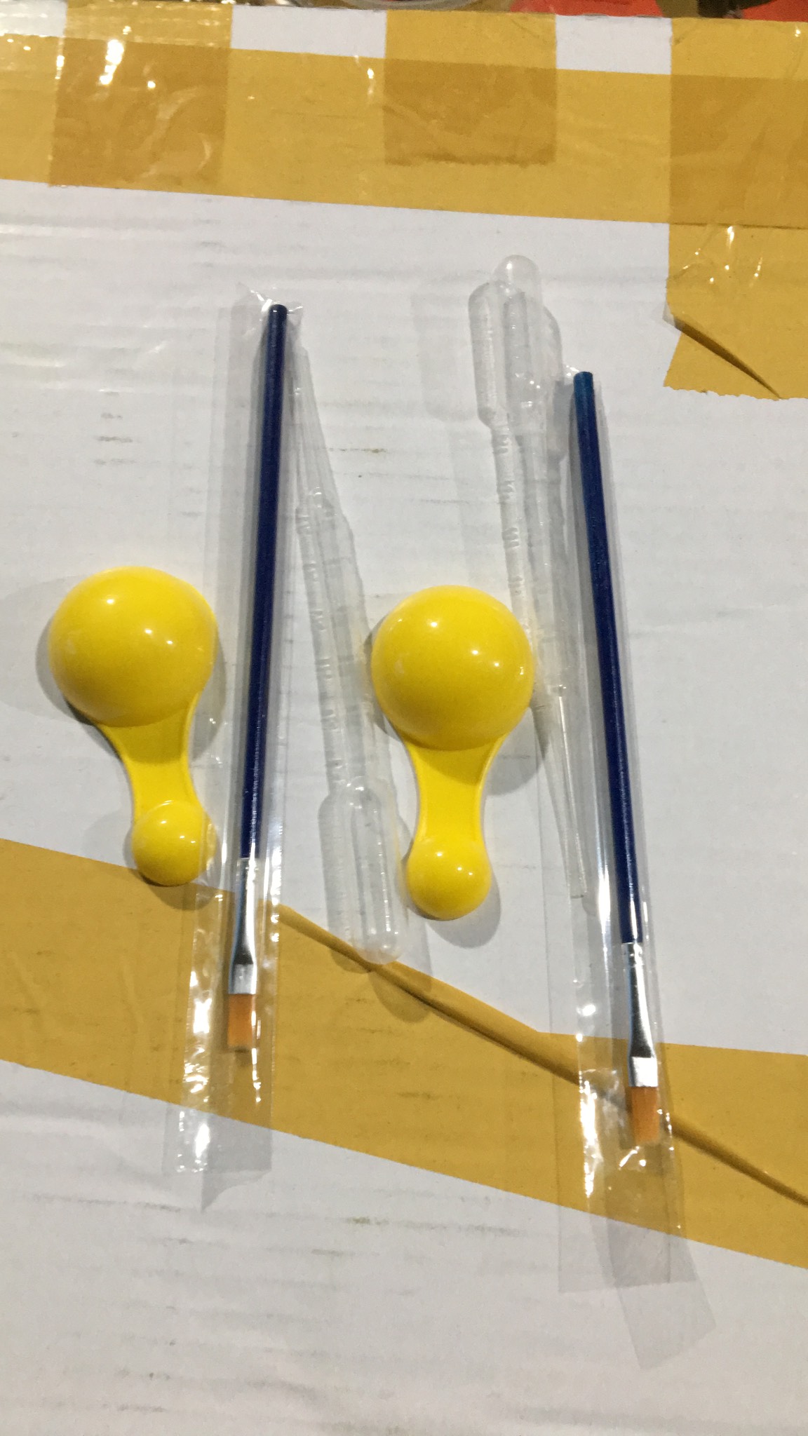 combo 02 muỗng đo 02 ống đong 02 cây cọ dùng chăm sóc hoa lan