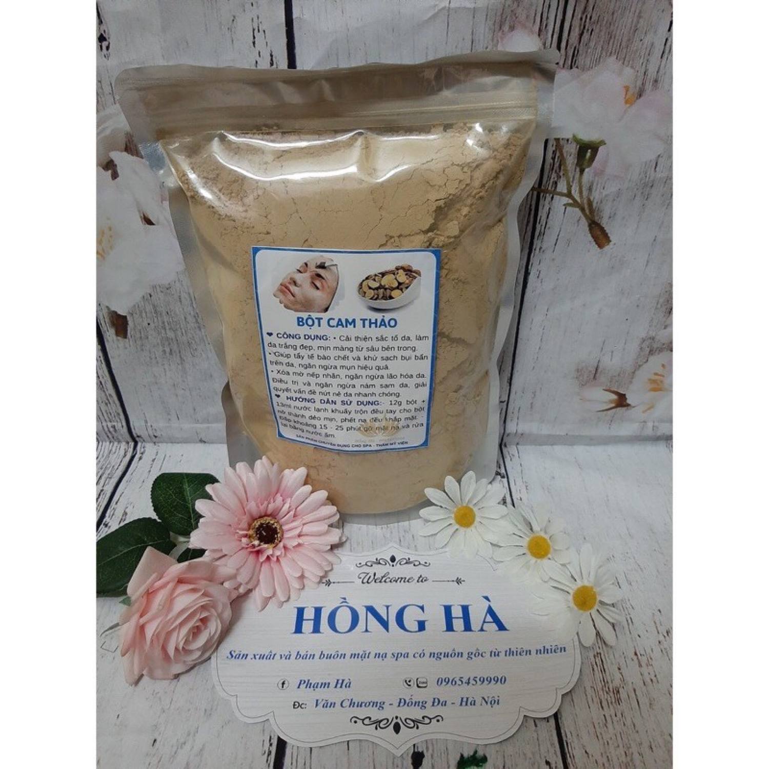 1kg Bột Cam thảo nguyên chất thơm mịn handmade