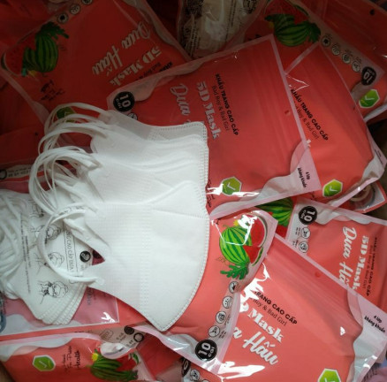 200 Chiếc Khẩu Trang 5D Dưa Hấu