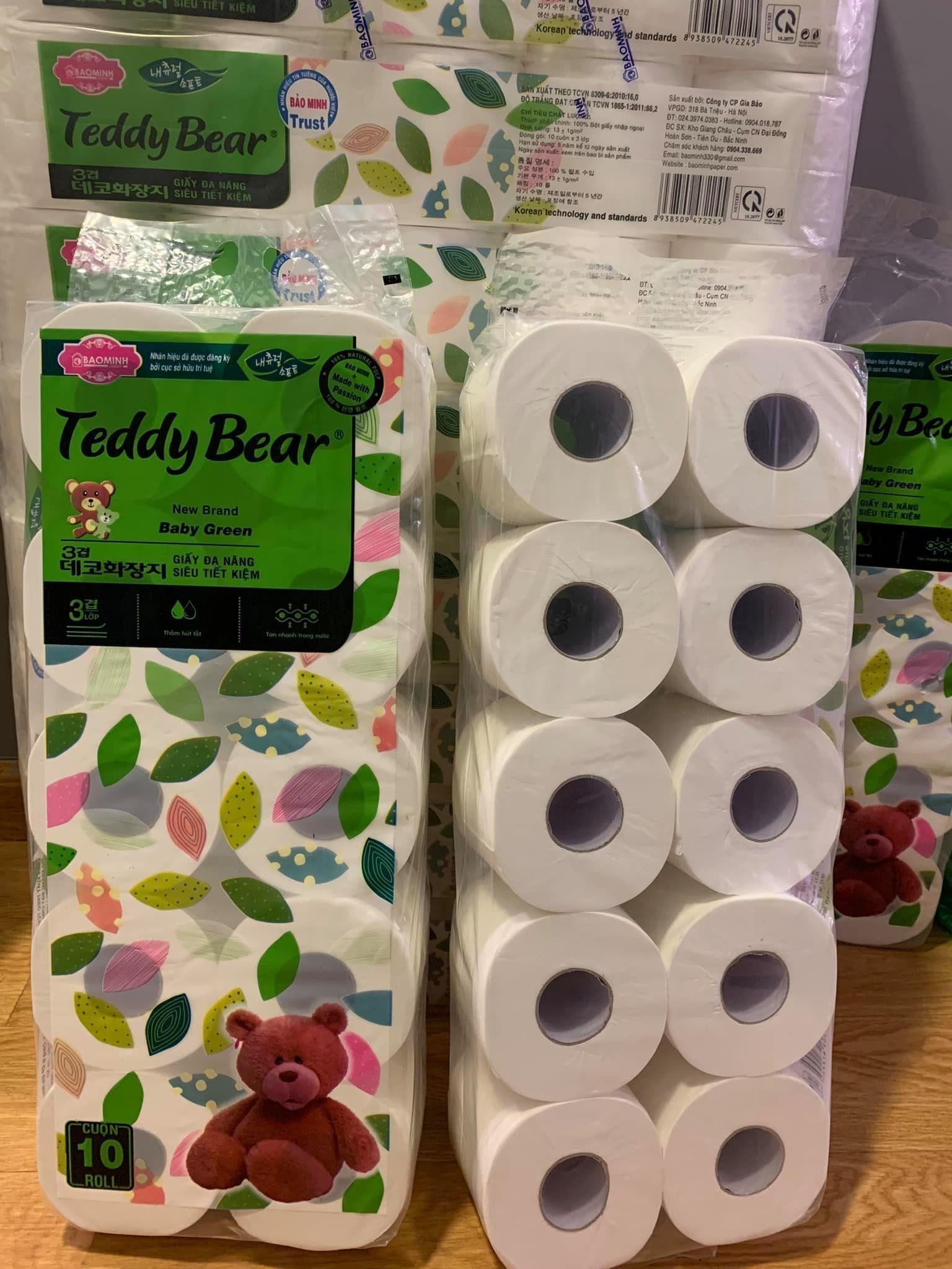 GIẤY VỆ SINH TEDDY BEAR