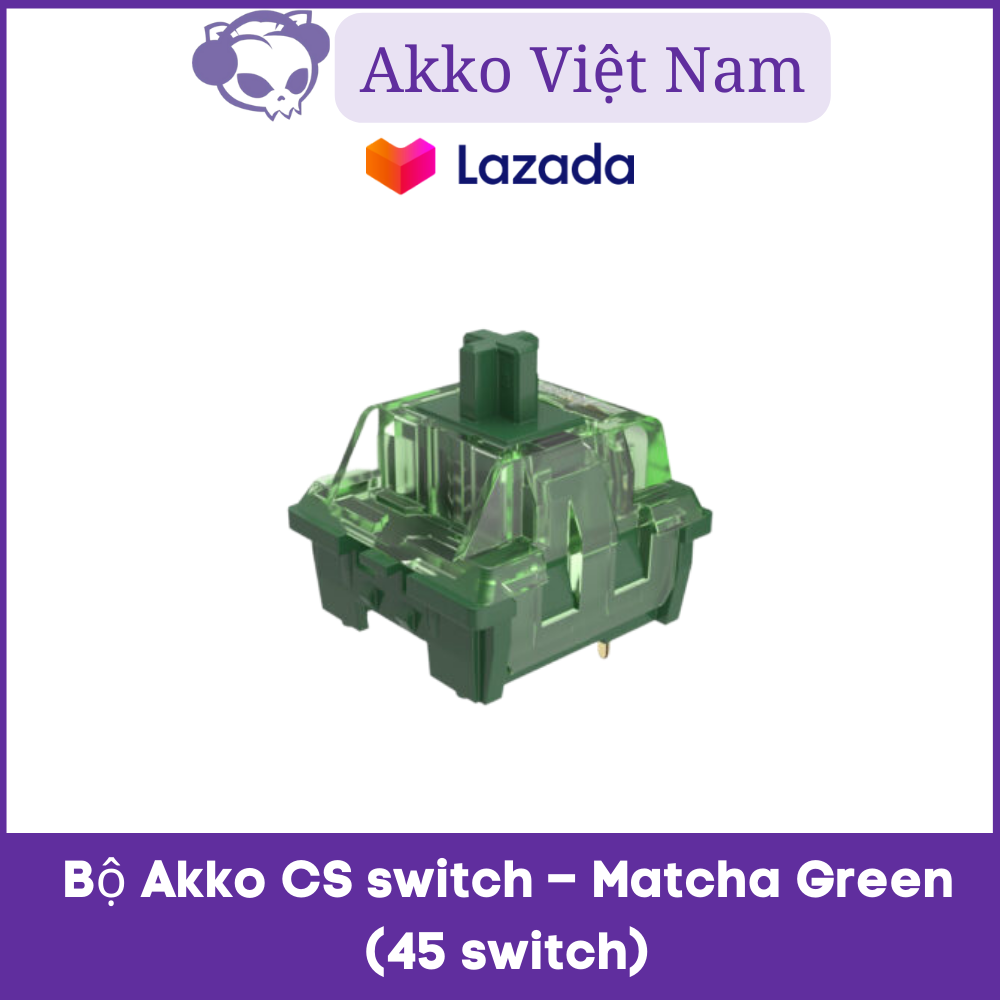 Bộ Switch bàn phím cơ AKKO CS switch – AKKO CS switch – Matcha Green