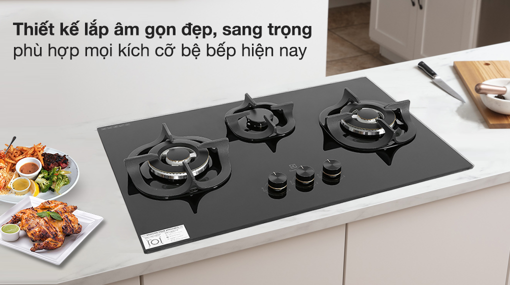 Bếp ga âm Electrolux EHG8321BC (Miễn phí giao tại HCM-ngoài tỉnh liên hệ shop)