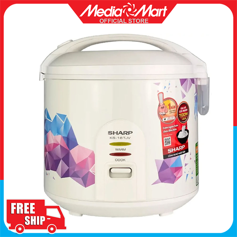 Nồi cơm điện cơ 1,8L Sharp KS-18TJV