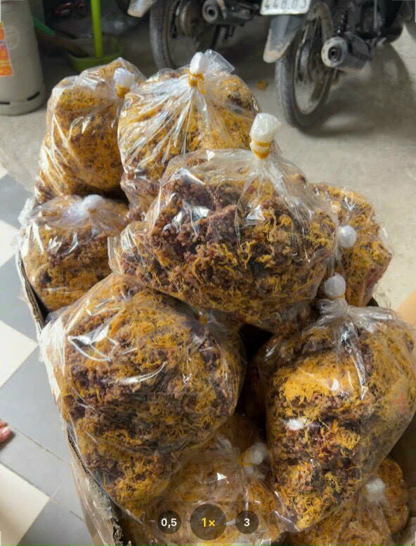 Cơm cháy nếp, lứt bể chà bông bịch 500gr
