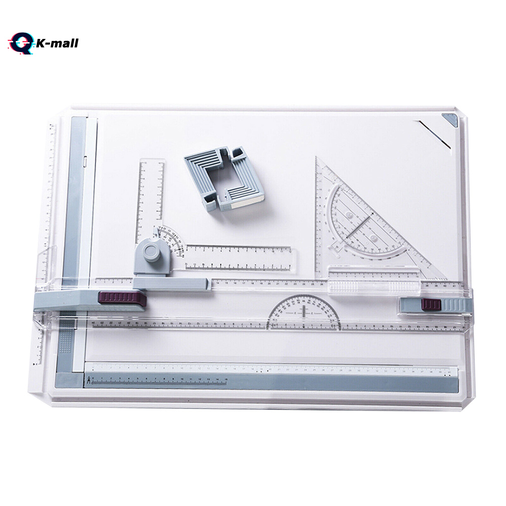 K-Mal Drawing Board A3 Drafting Tables with Parallel Motion Angle Measuring System