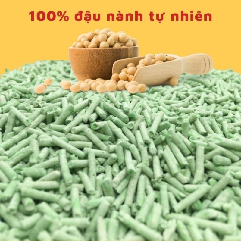 Lót chuồng đậu nành 🍀 Lót chuồng tofu cho hamster và thú cưng 🍀 Cát đậu nành