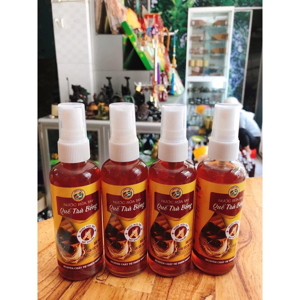 Nước rửa tay khô Quế Trà Bồng 100ml