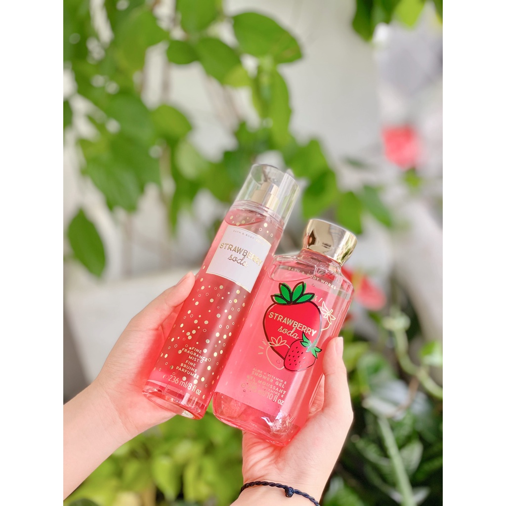 BODY MIST Xịt thơm STRAWBERRY SODA - BATH & BODY WORKS