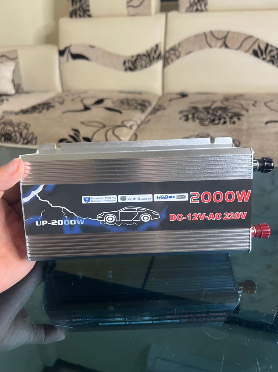 Bộ kích điện 12v lên 220v công suất 2000w