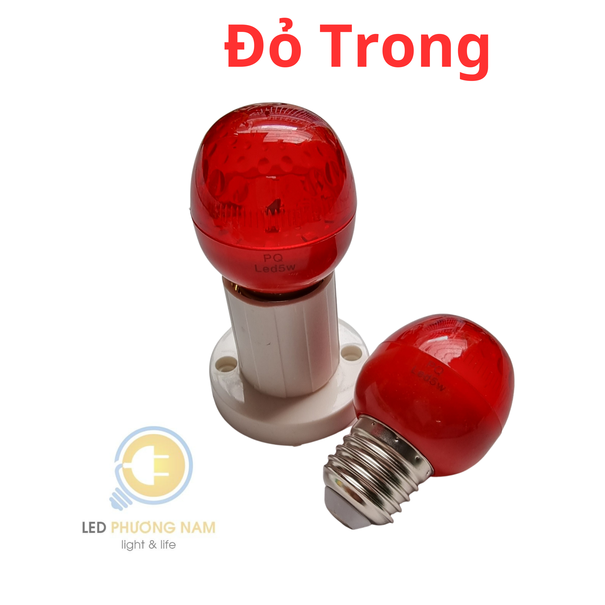 Chanh Led Đỏ 5w [ đèn bàn thờ ]