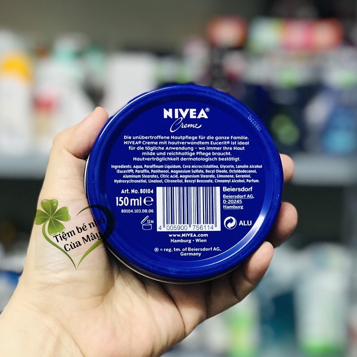 Kem Nẻ Nivea Hộp Sắt Của Đức Đủ Bill