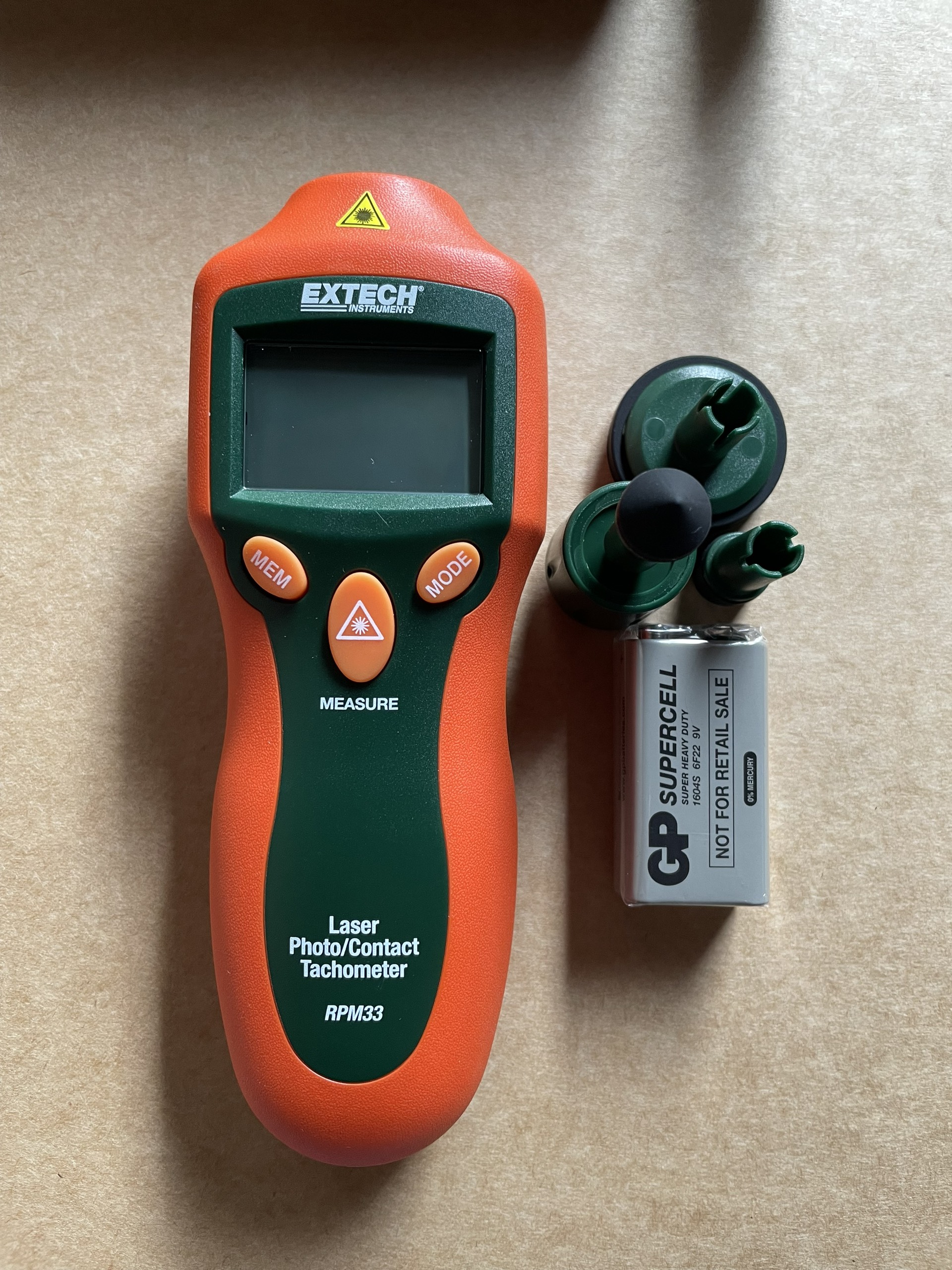 Tachometer rotation (2 mode) Extech RPM33