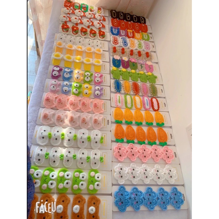 Phôi Vải Nỉ Dùng Lót Kẹp Tóc Handmade