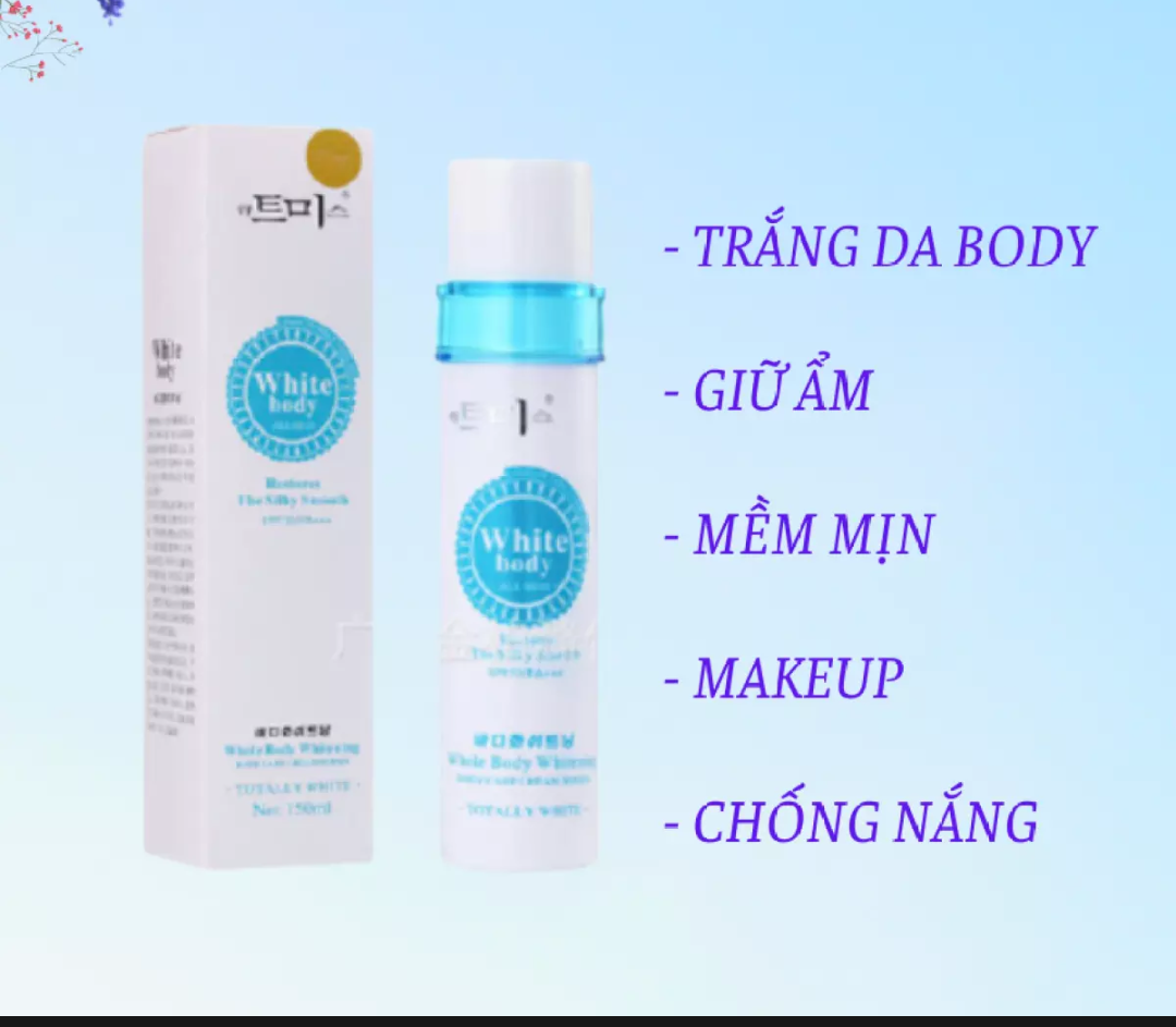 kem body white dưỡng trắng da tức thì hàn quốc