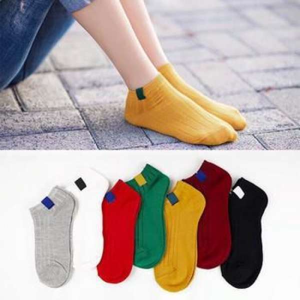 Combo 10 Đôi Vớ/Tất 7 Màu Cotton nữ