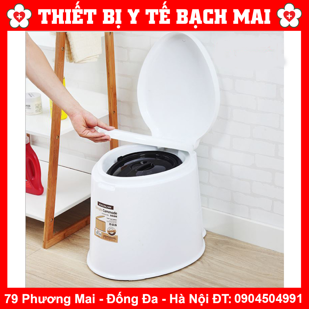 Bô Vệ Sinh Bằng Nhựa, Tolet Di Động Cho Người Già Bà Bầu