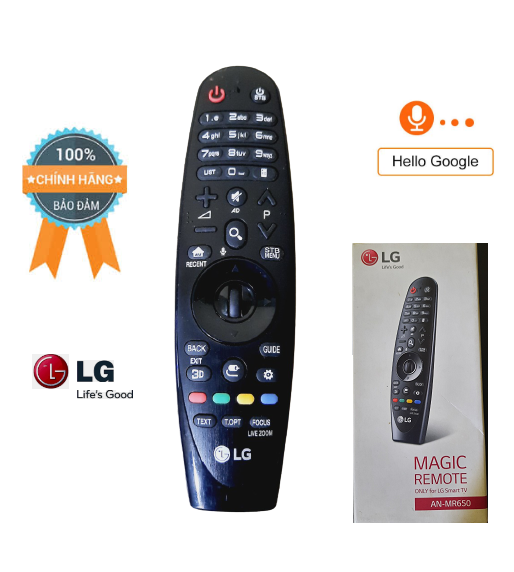 Điều khiển tivi LG giọng nói MR650 dùng cho các dòng tivi 2016- Hàng mới chính hãng Fullbox LG