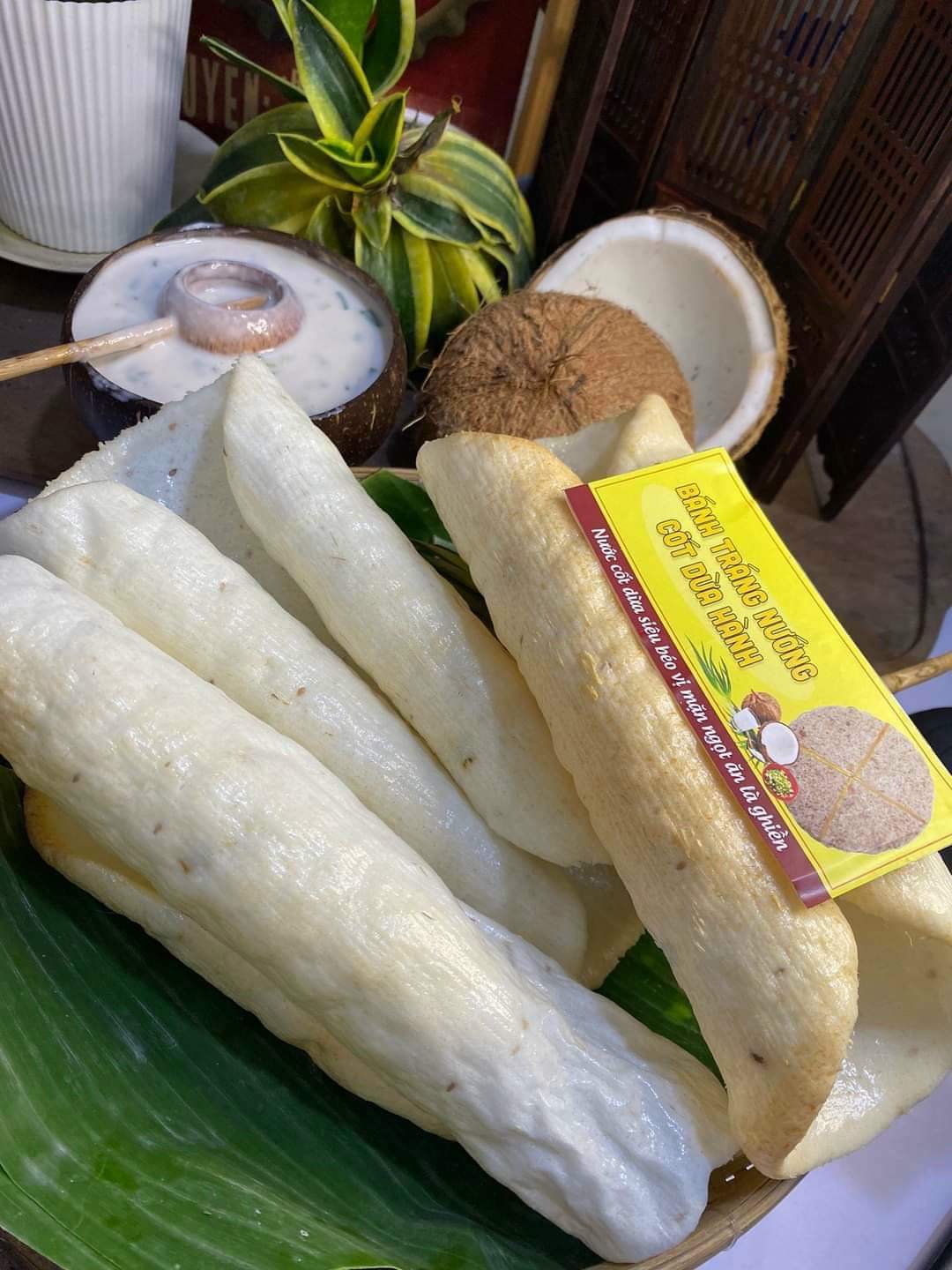 (FREESHIP) Bánh phồng Sơn Đốc Bến Tre ( phồng nếp mặn, phồng chuối, phồng mì) túi 10 Bánh