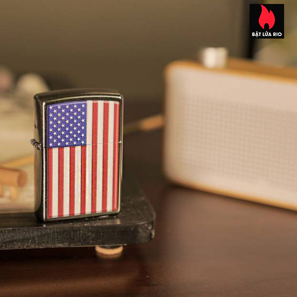 Bật lửa Zippo 29722 – Zippo Patriotic Street Chrome