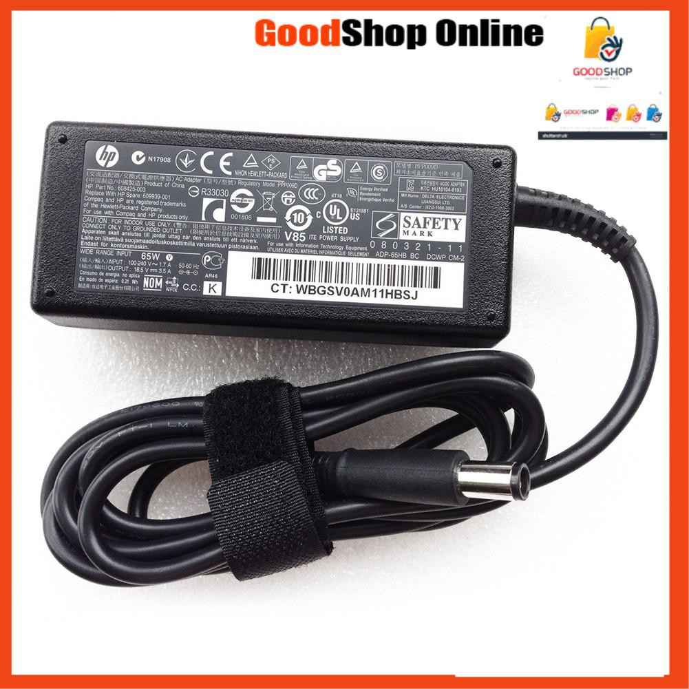 Sạc laptop hp pavilion dv3 dv4 dv5 dv6 g4 g6 g7 18.5v 3.5a 65w
