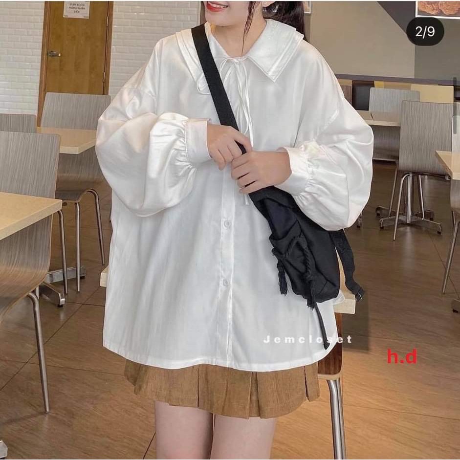 Áo sơ mi nơ cổ siêu đẹp HDA0421