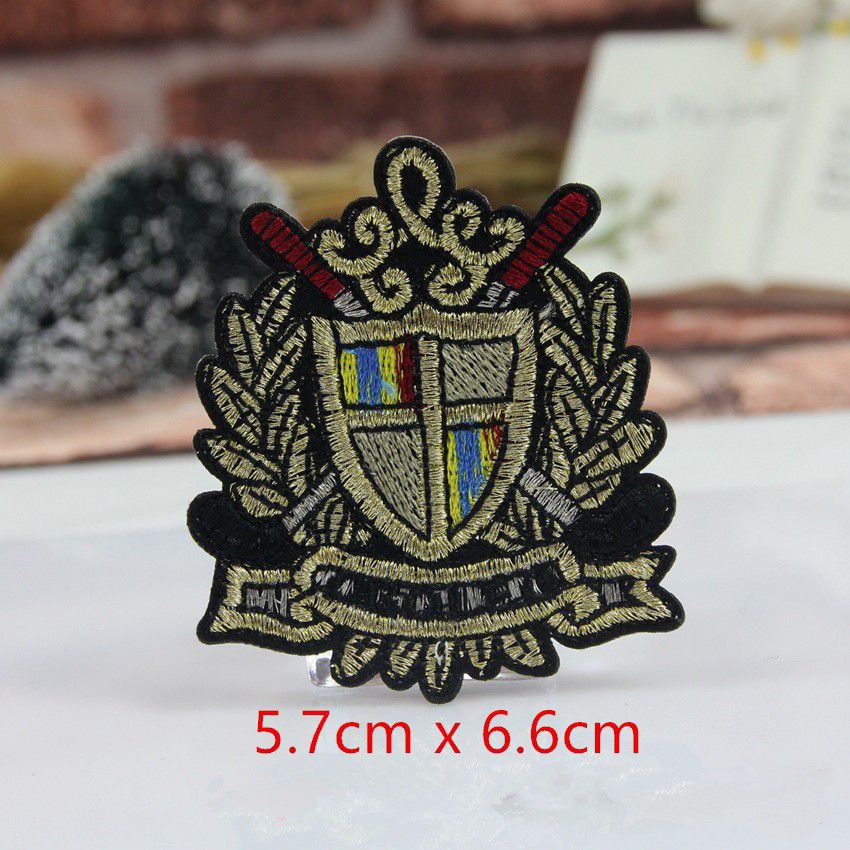 Bộ 4 Sticker Thêu Ủi Huy Hiệu MS764354