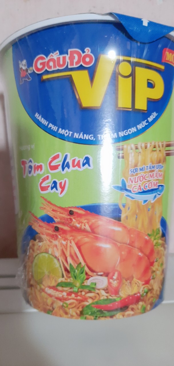 [HCM]MÌ LY GẤU ĐỎ VIP TÔM CHUA CAY Thùng 24 ly