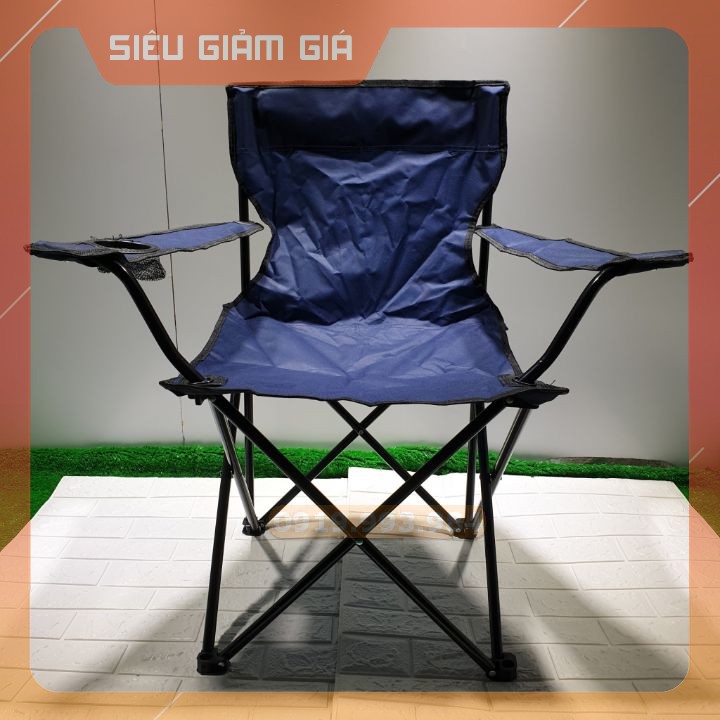 Ghế gấp du lịch, dã ngoại câu cá màu đen 250