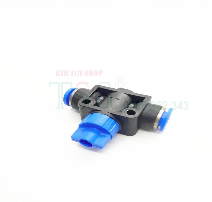 Van khóa 2 đầu ống dạng van bi Mode: HVFF ống ( 4mm, 6mm, 8,mm, 10mm, 12mm) ( hiệu: SUNCOS)