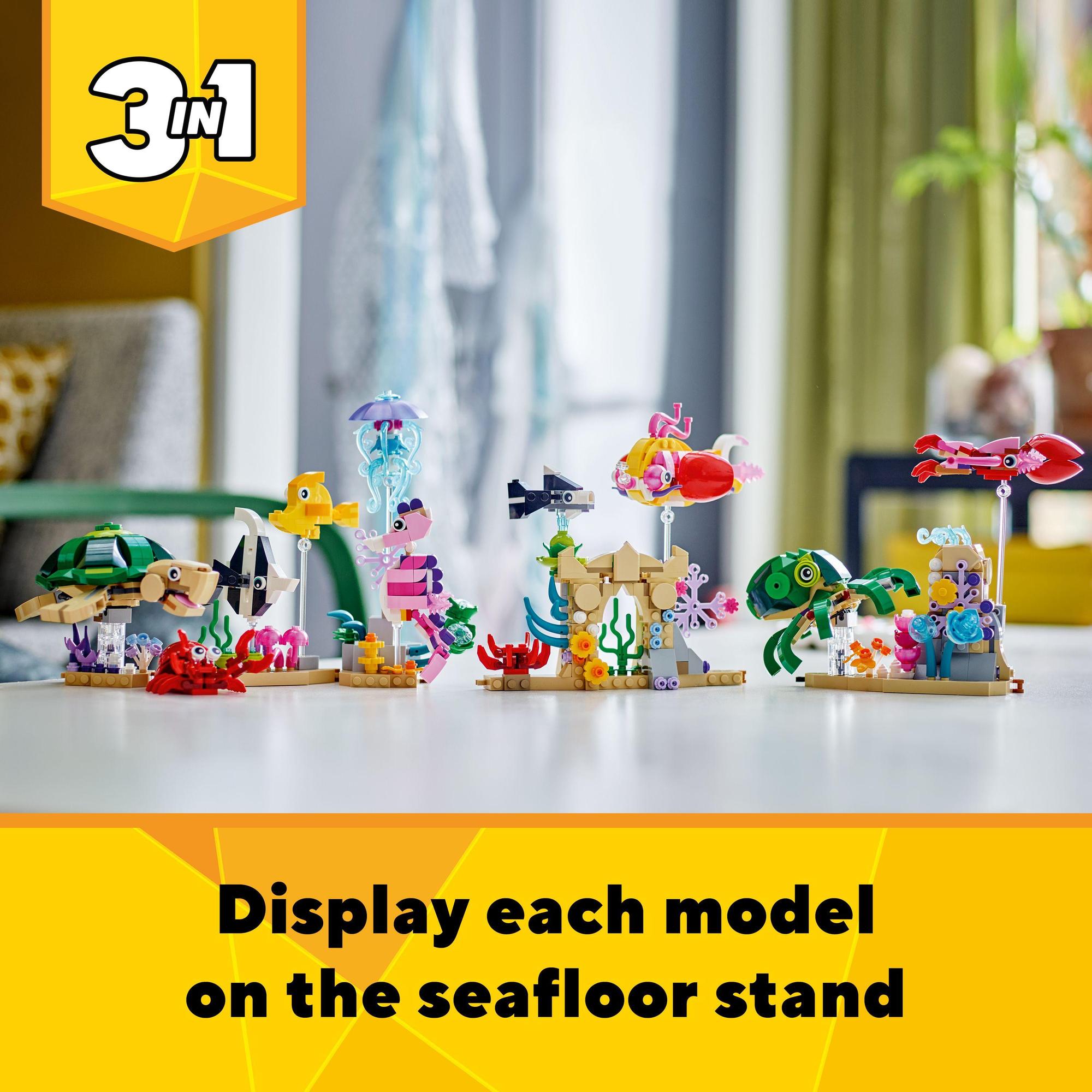 LEGO CREATOR 31158 Đồ chơi lắp ráp Mô hình sinh vật biển (421 chi tiết)