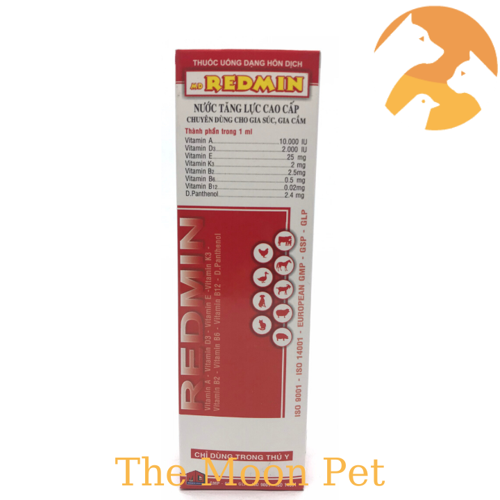 Nước tăng lực gà đá, thú cưng REDMIN [100 ml]