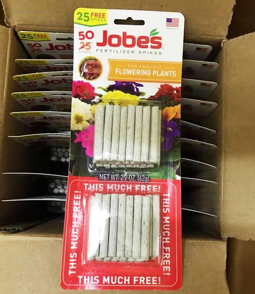 [HCM]PHÂN TAN CHẬM DẠNG QUE JOBES 10-10-4 50 QUE/VỈ