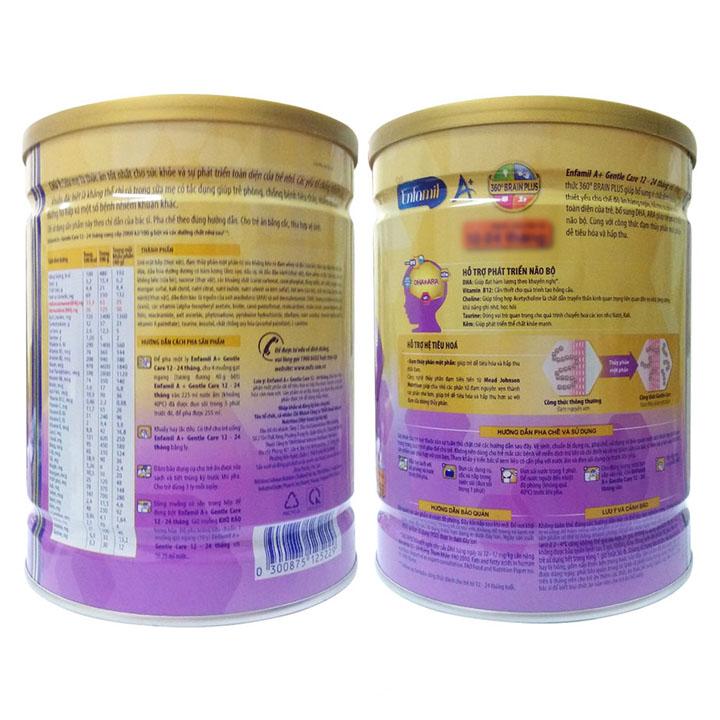 Sữa bột Enfamil Gentle care 800g (từ 12-24 tháng)