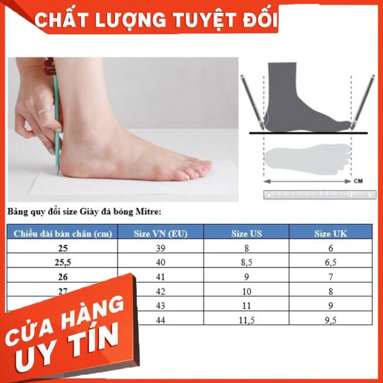 Giày bóng đá Mitre MT170501(xanh-đen)