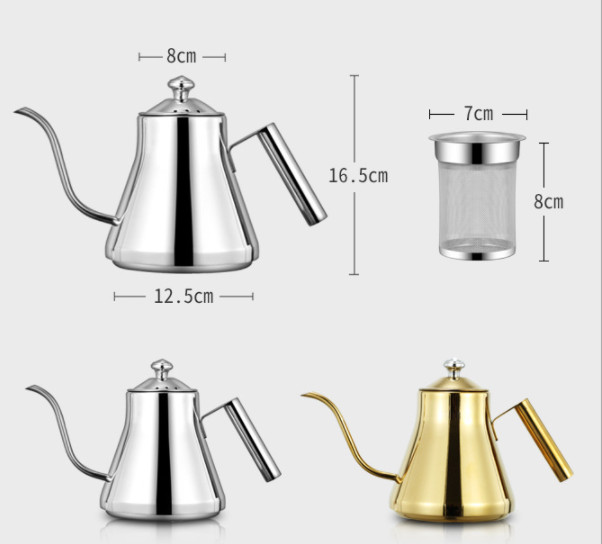 Ấm rót cổ ngỗng pha trà, cafe Diamond Kettle 1.2L