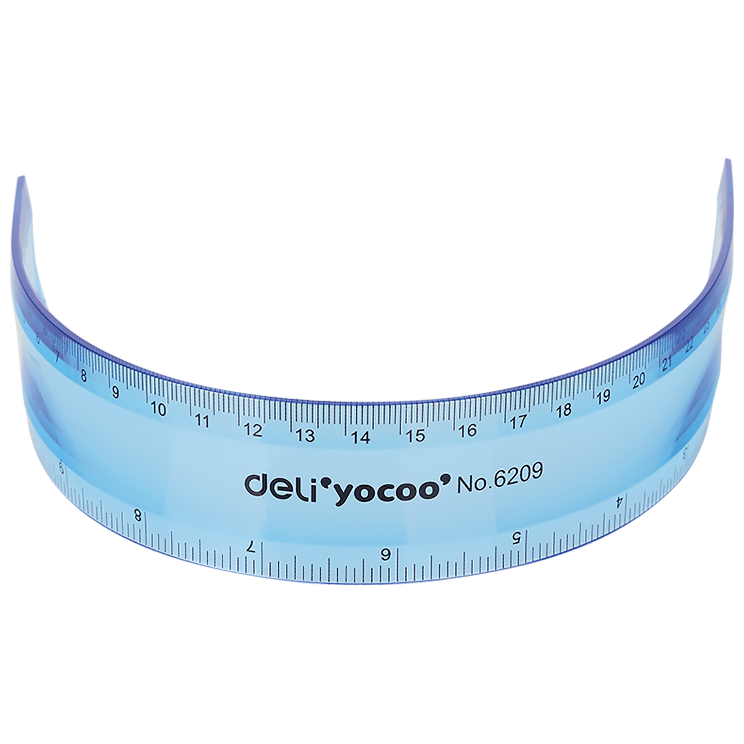 Thước kẻ 20cm/30cm nhựa dẻo ecopvc deli -1 chiếc - e6208/e6209