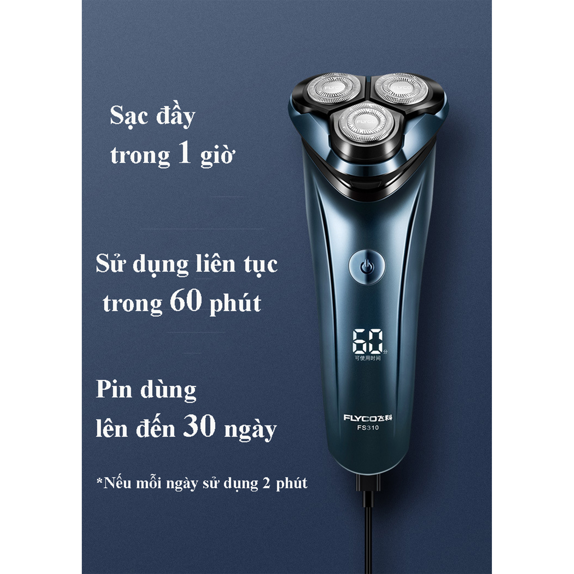 Máy cạo râu FLYCO FS310 chính hãng