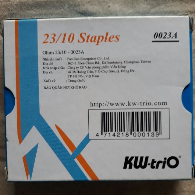Kim bấm KW TriO 23/10